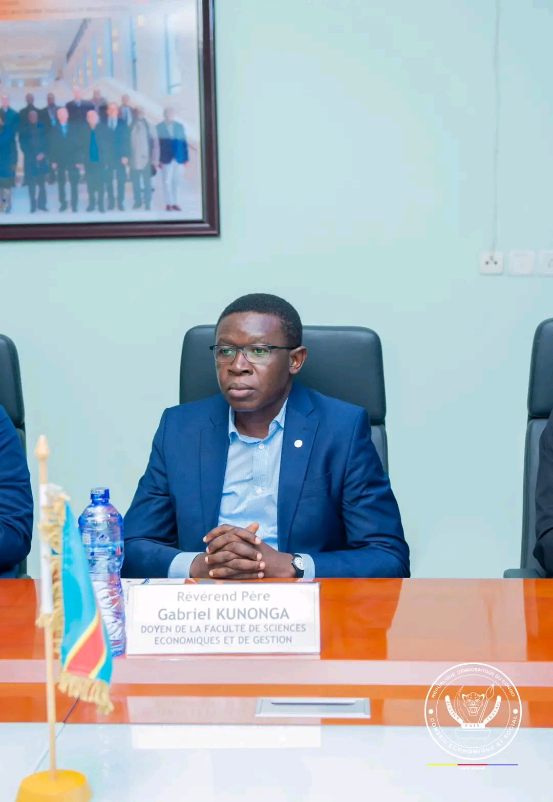 AUDIENCE OFFICIELLE : LA FSEG-ULC RENFORCE SON ENGAGEMENT DANS L’ANALYSE DES POLITIQUES PUBLIQUES UNE RENCONTRE STRATÉGIQUE AVEC LE CONSEIL ÉCONOMIQUE ET SOCIAL DE LA RDC