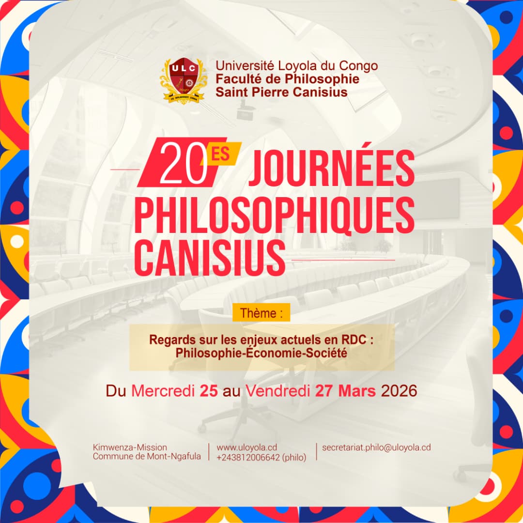 20es JOURNÉES PHILOSOPHIQUES CANISIUS