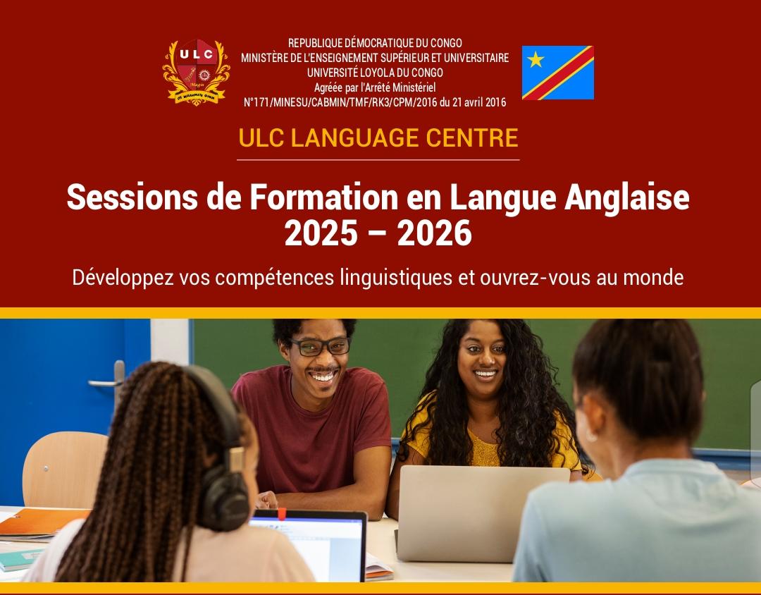 INSCRIPTIONS OUVERTES – SESSION D’ANGLAIS (AOÛT 2026)