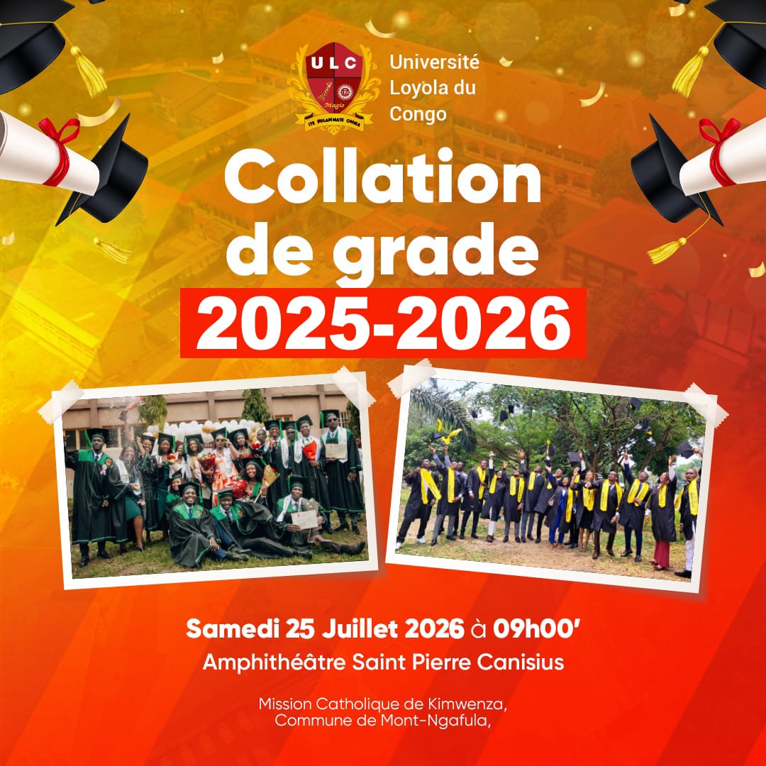COLLATION DES GRADES ACADÉMIQUES 2026 À L’UNIVERSITÉ LOYOLA DU CONGO