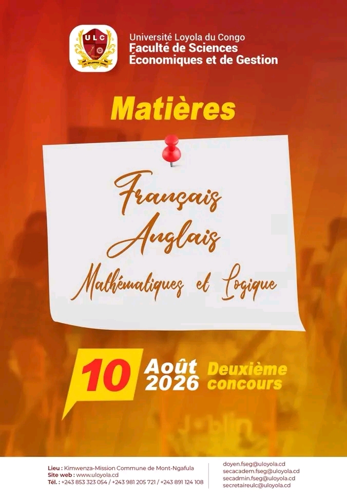 LES INSCRIPTIONS SE POURSUIVENT À LA FACULTÉ DE SCIENCES ÉCONOMIQUES ET DE GESTION