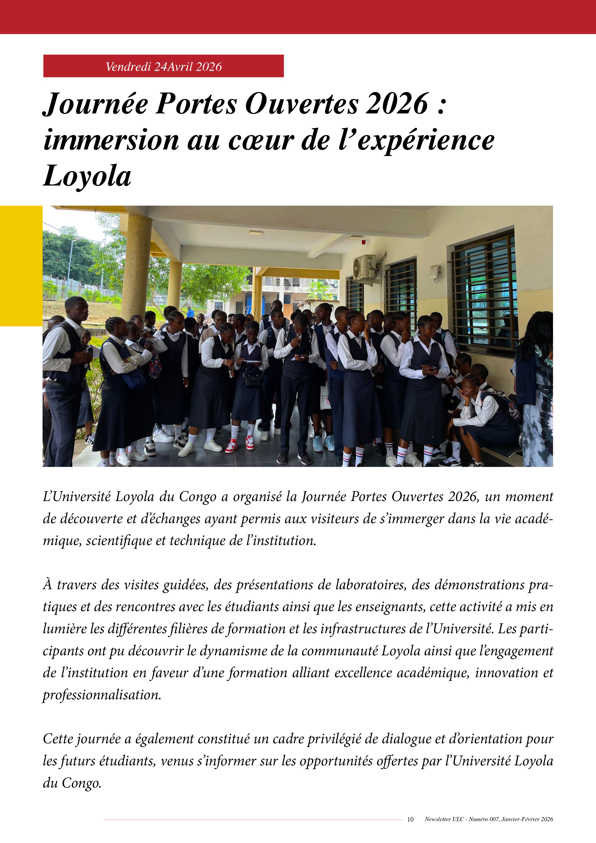 NEWSLETTER ULC – NUMÉRO 008