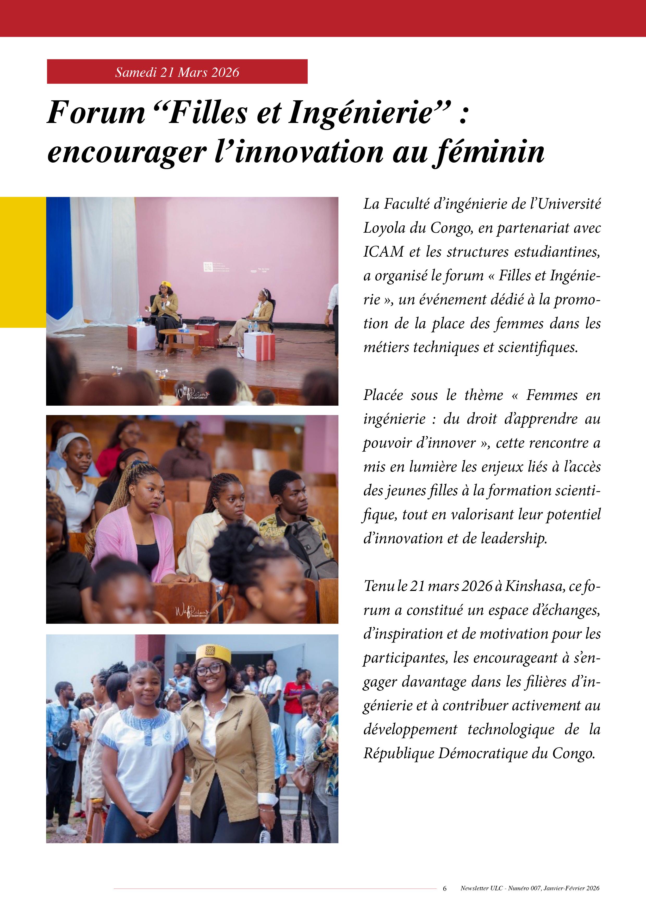 NEWSLETTER ULC – NUMÉRO 008
