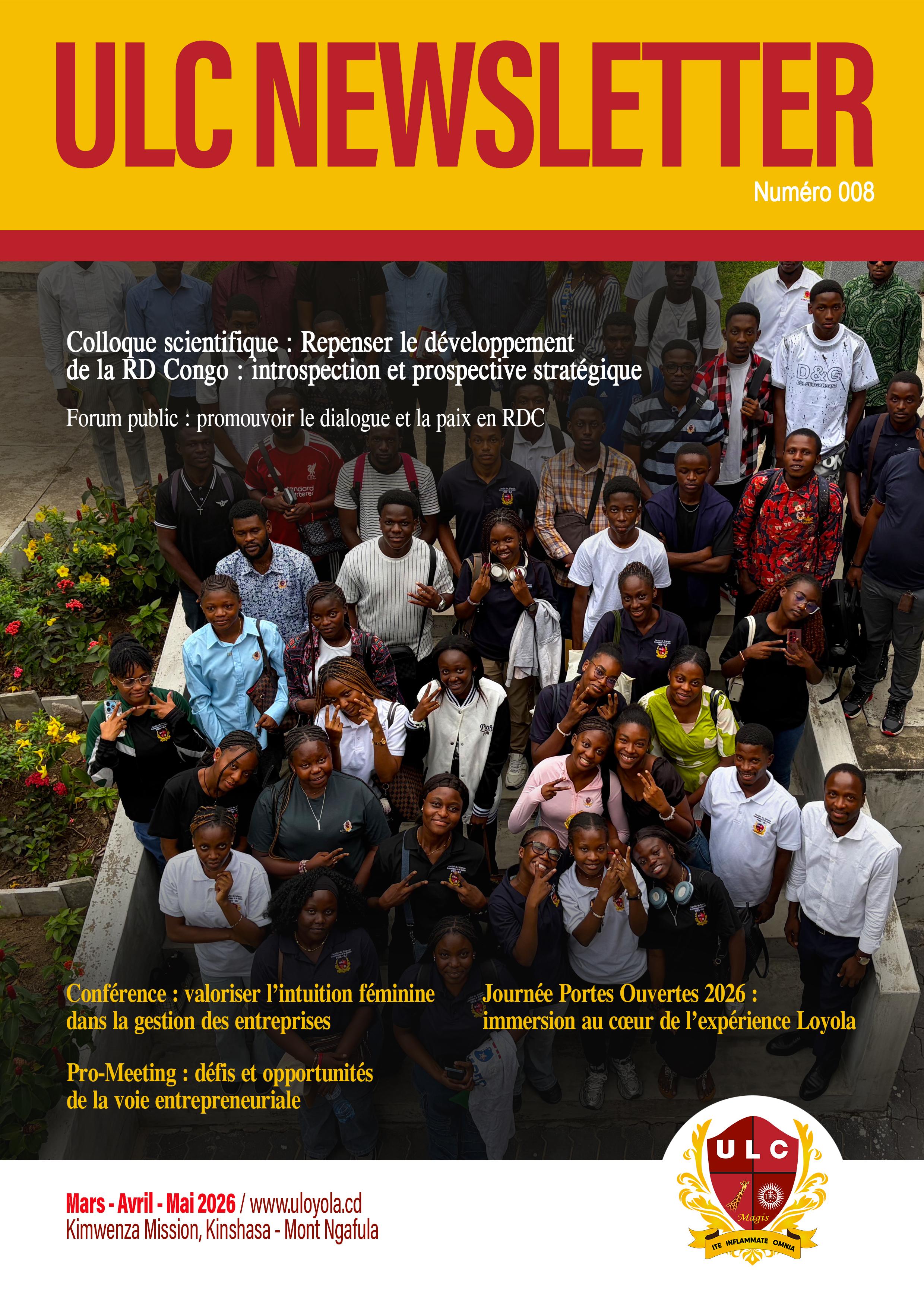 NEWSLETTER ULC – NUMÉRO 008